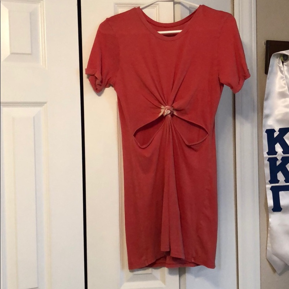 Pacsun twist tie T-shirt dress